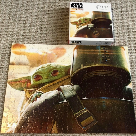 Star Wars The Mandalorian "The Child" Premium Talking 11" Plush & Puzzle Bundle - Picture 5 of 10